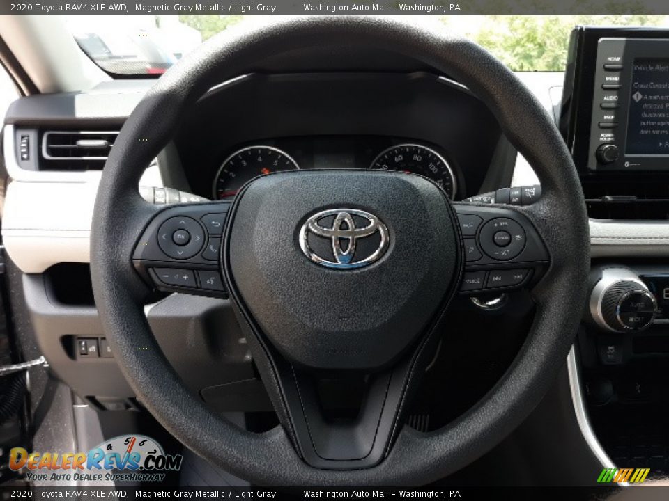 2020 Toyota RAV4 XLE AWD Magnetic Gray Metallic / Light Gray Photo #4
