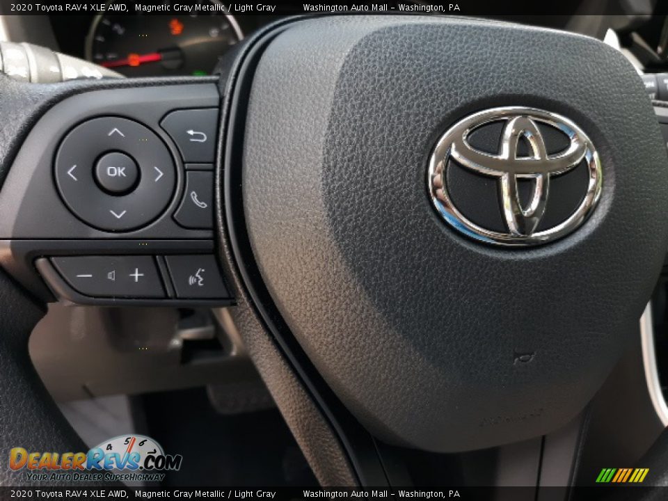 2020 Toyota RAV4 XLE AWD Magnetic Gray Metallic / Light Gray Photo #5