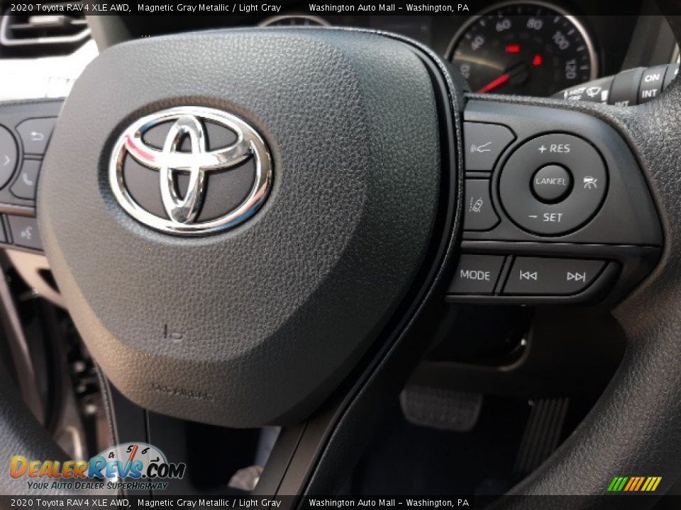 2020 Toyota RAV4 XLE AWD Magnetic Gray Metallic / Light Gray Photo #6