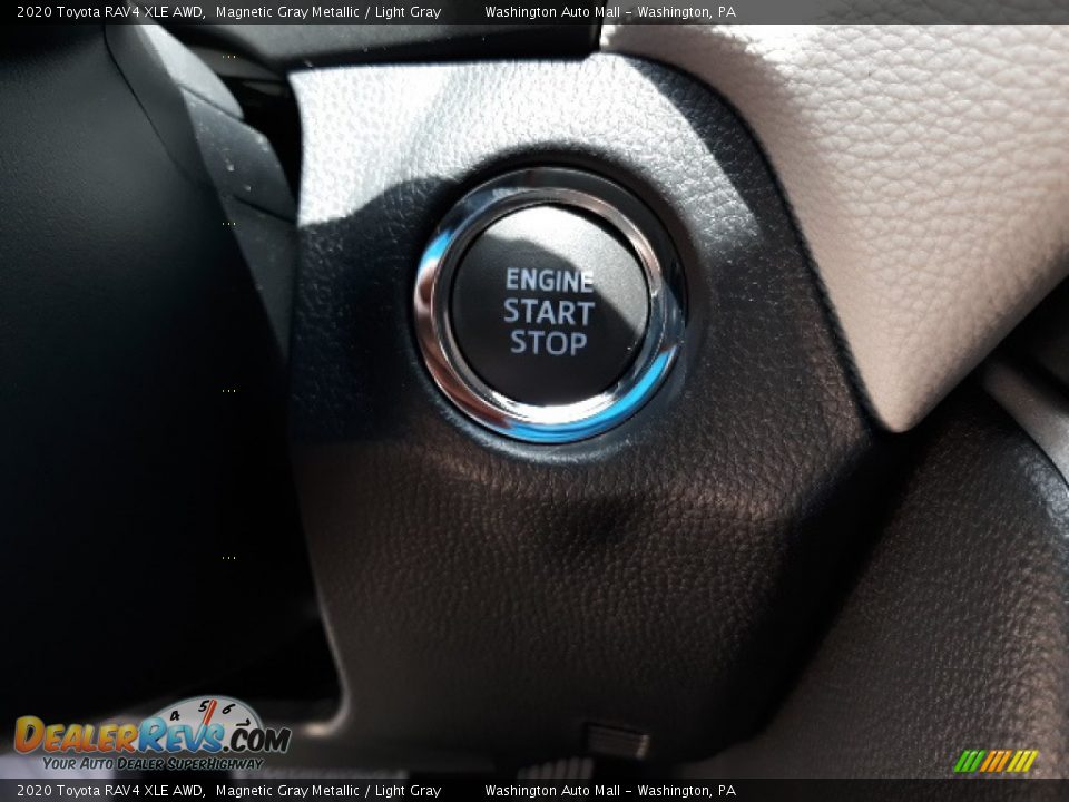 2020 Toyota RAV4 XLE AWD Magnetic Gray Metallic / Light Gray Photo #11