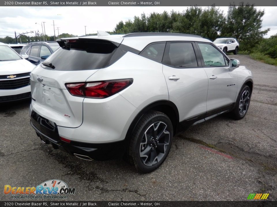 2020 Chevrolet Blazer RS Silver Ice Metallic / Jet Black Photo #4