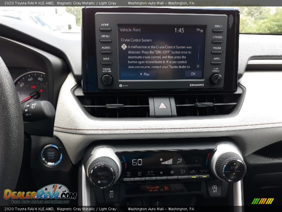 2020 Toyota RAV4 XLE AWD Magnetic Gray Metallic / Light Gray Photo #12
