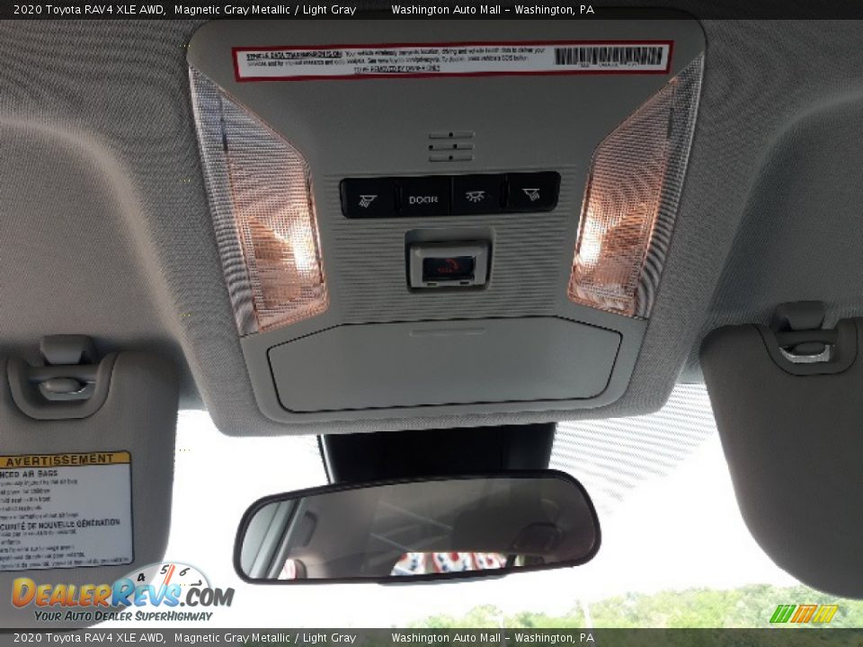 2020 Toyota RAV4 XLE AWD Magnetic Gray Metallic / Light Gray Photo #18
