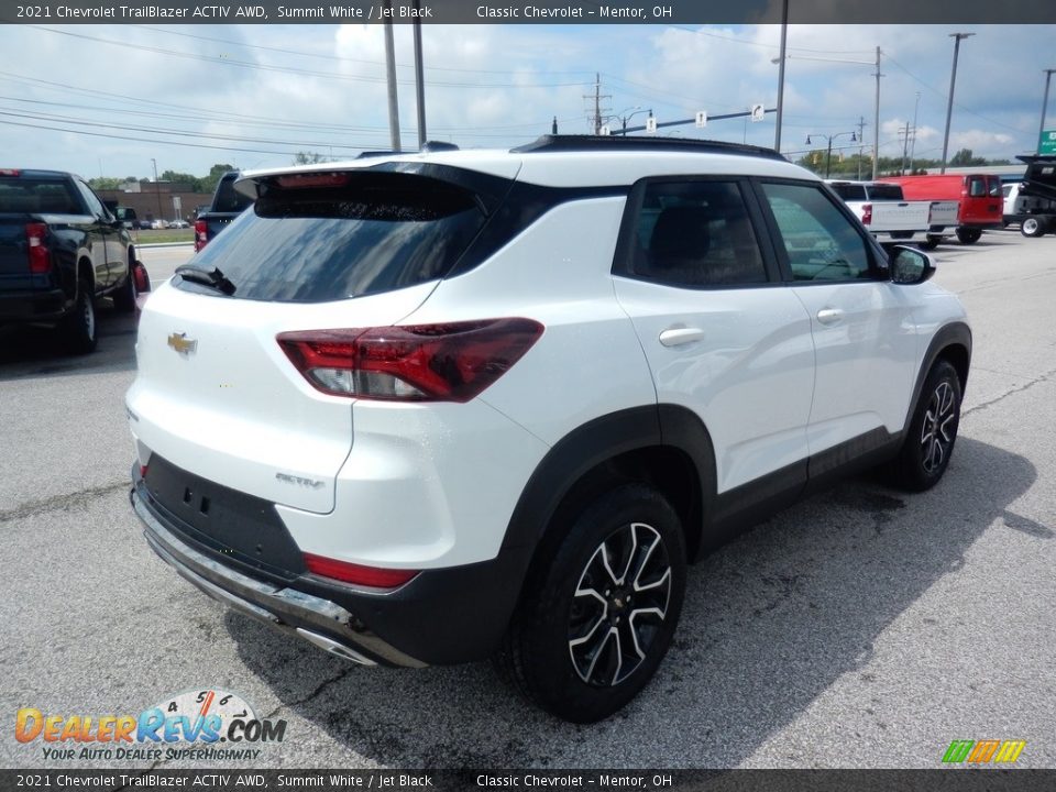 2021 Chevrolet TrailBlazer ACTIV AWD Summit White / Jet Black Photo #4