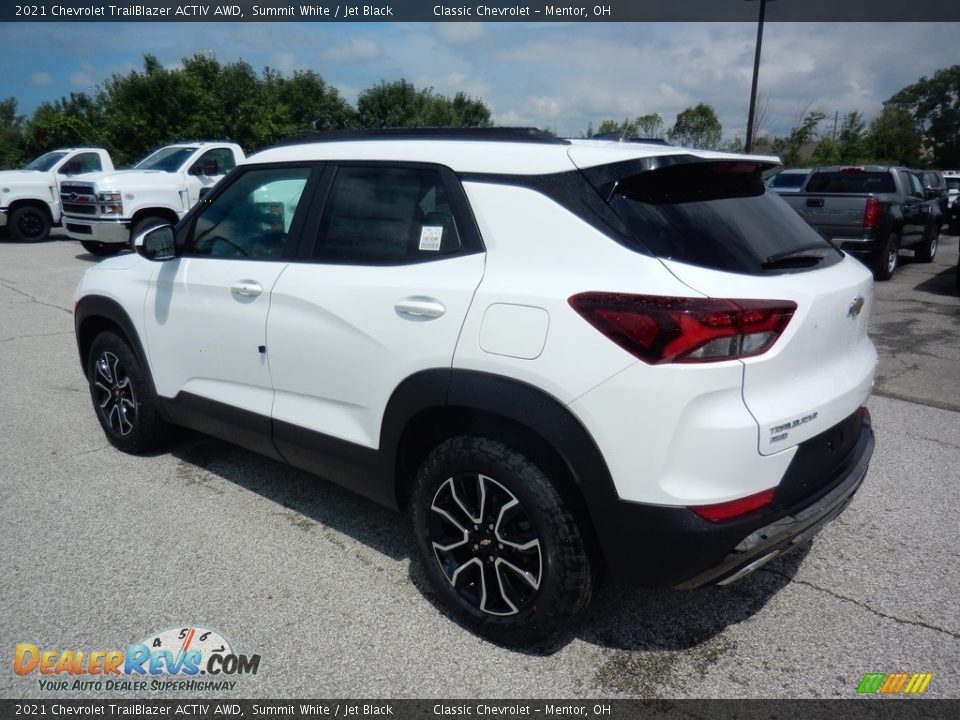 2021 Chevrolet TrailBlazer ACTIV AWD Summit White / Jet Black Photo #5