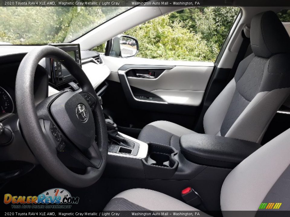 2020 Toyota RAV4 XLE AWD Magnetic Gray Metallic / Light Gray Photo #20