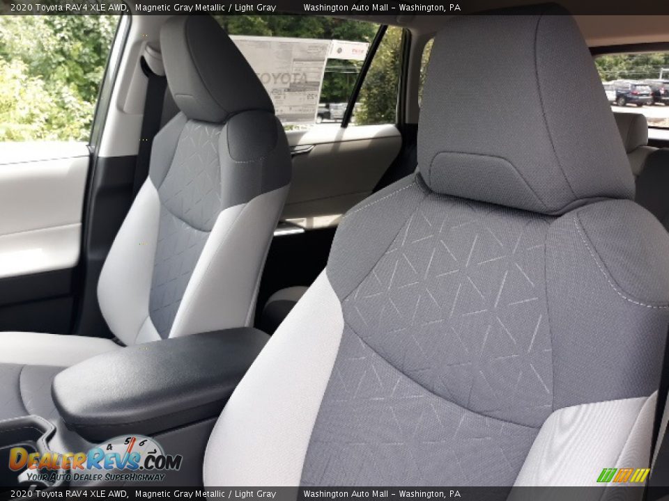 2020 Toyota RAV4 XLE AWD Magnetic Gray Metallic / Light Gray Photo #21