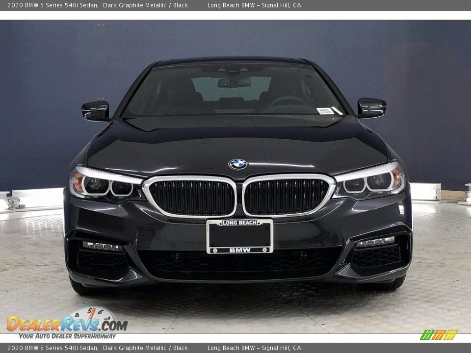 2020 BMW 5 Series 540i Sedan Dark Graphite Metallic / Black Photo #2