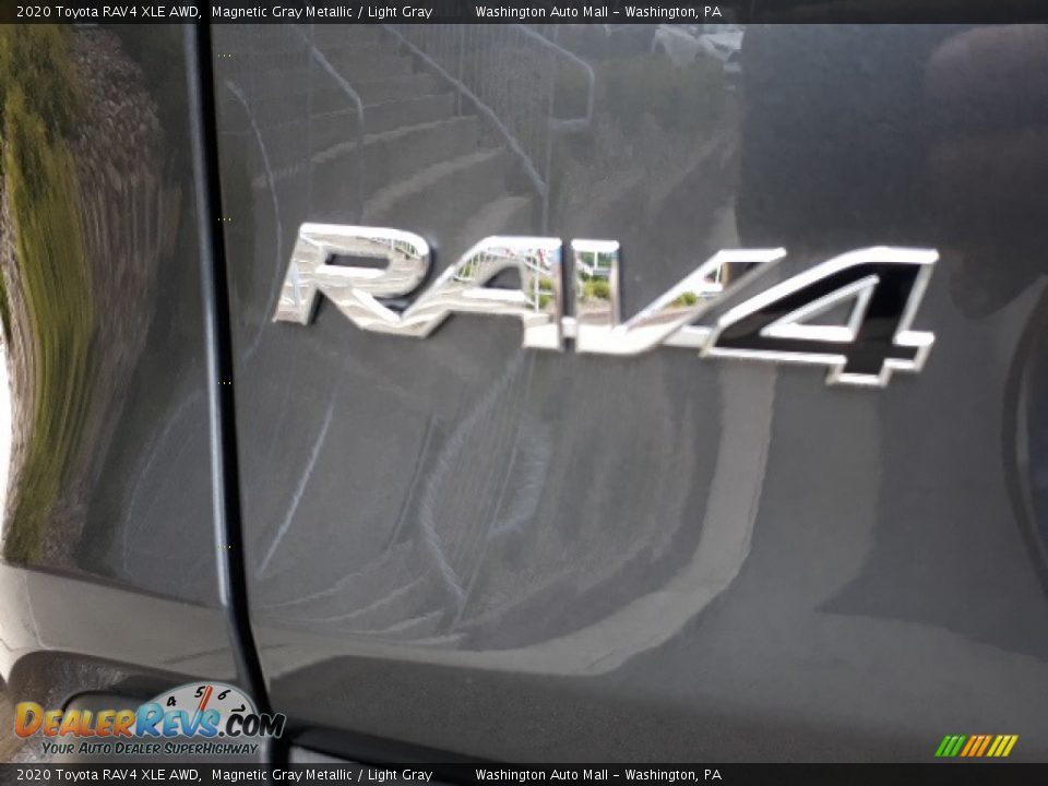 2020 Toyota RAV4 XLE AWD Magnetic Gray Metallic / Light Gray Photo #34