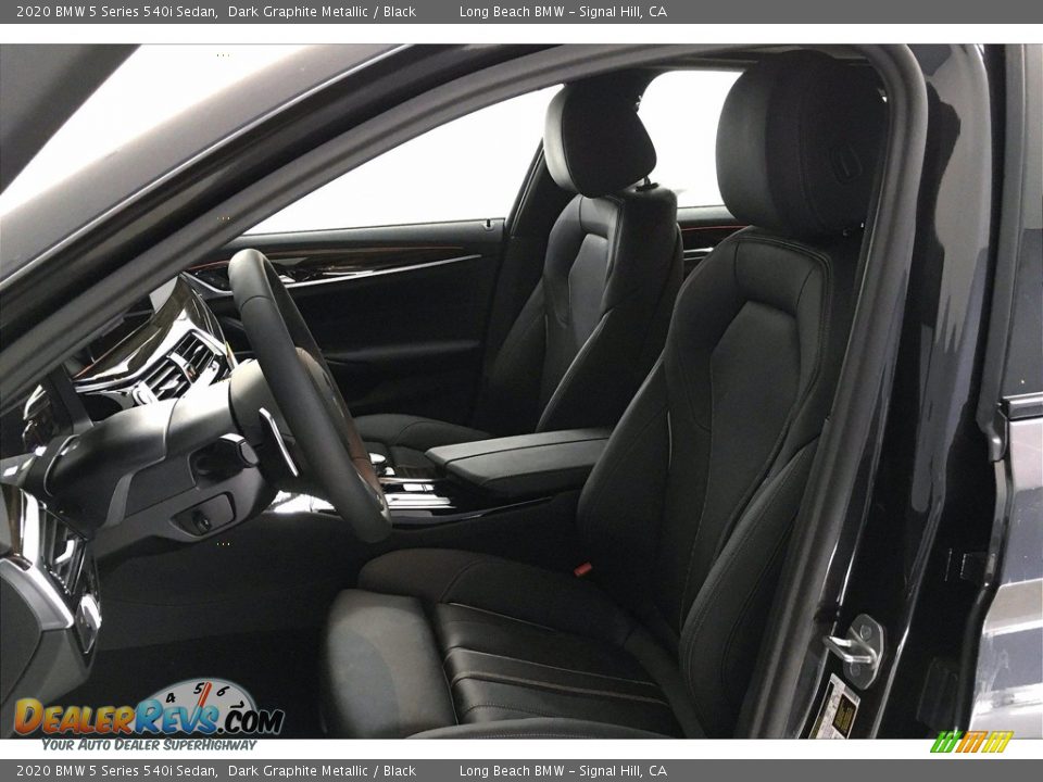 2020 BMW 5 Series 540i Sedan Dark Graphite Metallic / Black Photo #9