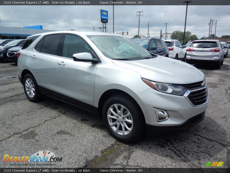 2020 Chevrolet Equinox LT AWD Silver Ice Metallic / Jet Black Photo #3
