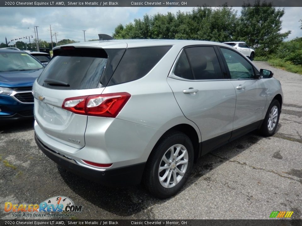2020 Chevrolet Equinox LT AWD Silver Ice Metallic / Jet Black Photo #4