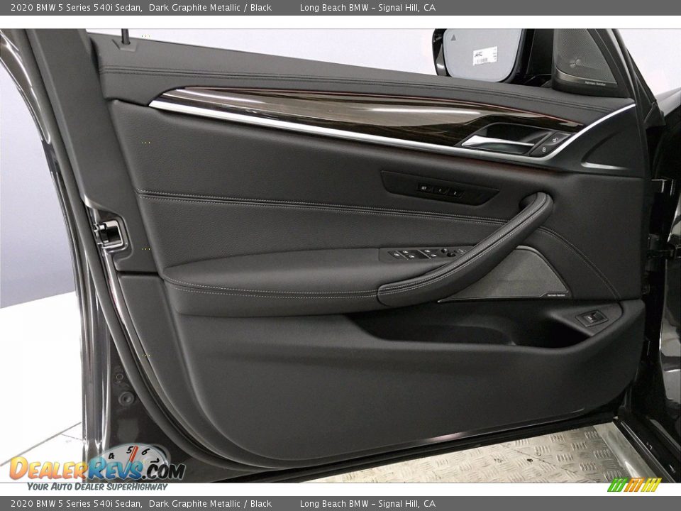 2020 BMW 5 Series 540i Sedan Dark Graphite Metallic / Black Photo #13