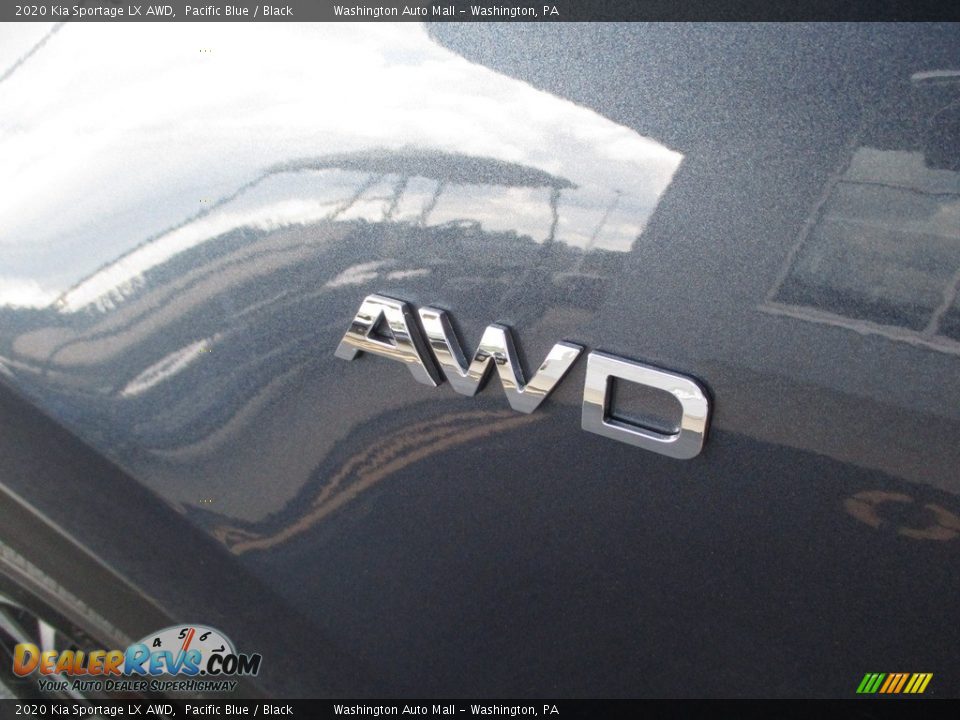 2020 Kia Sportage LX AWD Pacific Blue / Black Photo #8
