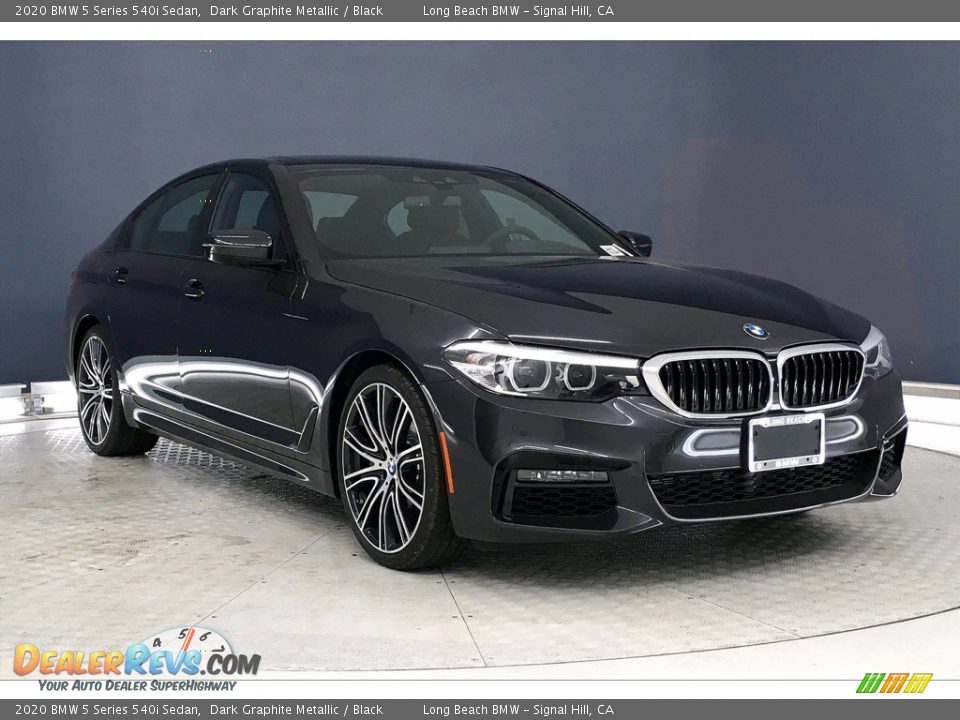 2020 BMW 5 Series 540i Sedan Dark Graphite Metallic / Black Photo #19