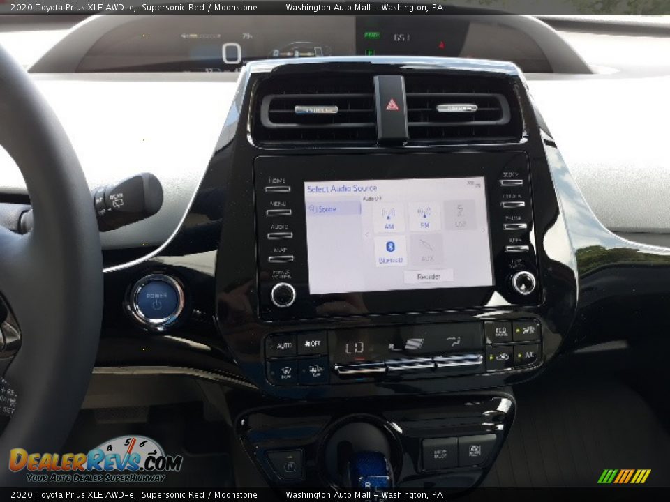 2020 Toyota Prius XLE AWD-e Supersonic Red / Moonstone Photo #12