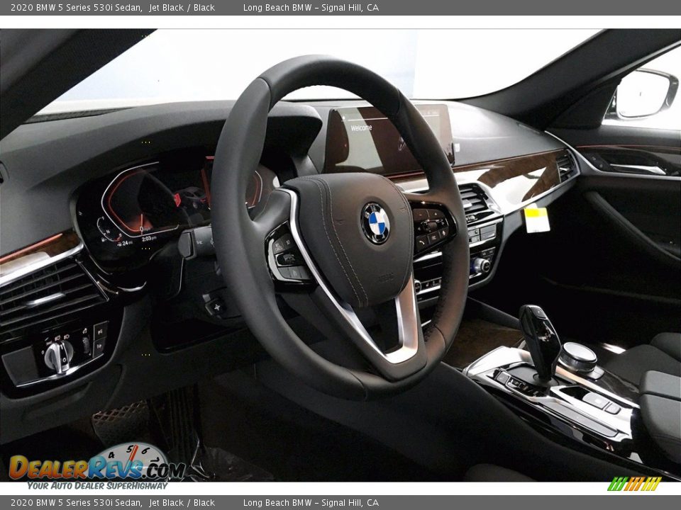 2020 BMW 5 Series 530i Sedan Jet Black / Black Photo #7