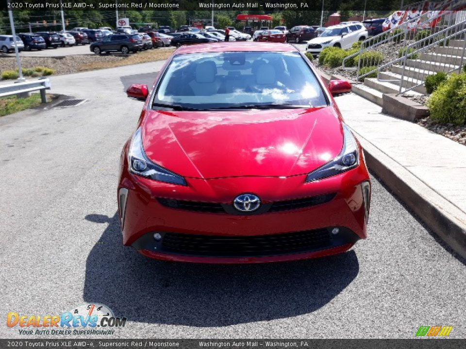 2020 Toyota Prius XLE AWD-e Supersonic Red / Moonstone Photo #29
