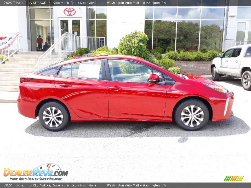 Supersonic Red 2020 Toyota Prius XLE AWD-e Photo #31