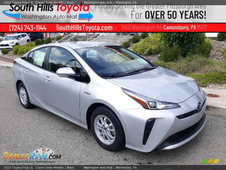 2020 Toyota Prius LE Classic Silver Metallic / Black Photo #1