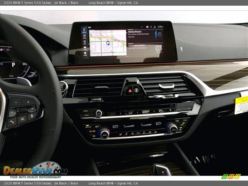 2020 BMW 5 Series 530i Sedan Jet Black / Black Photo #6