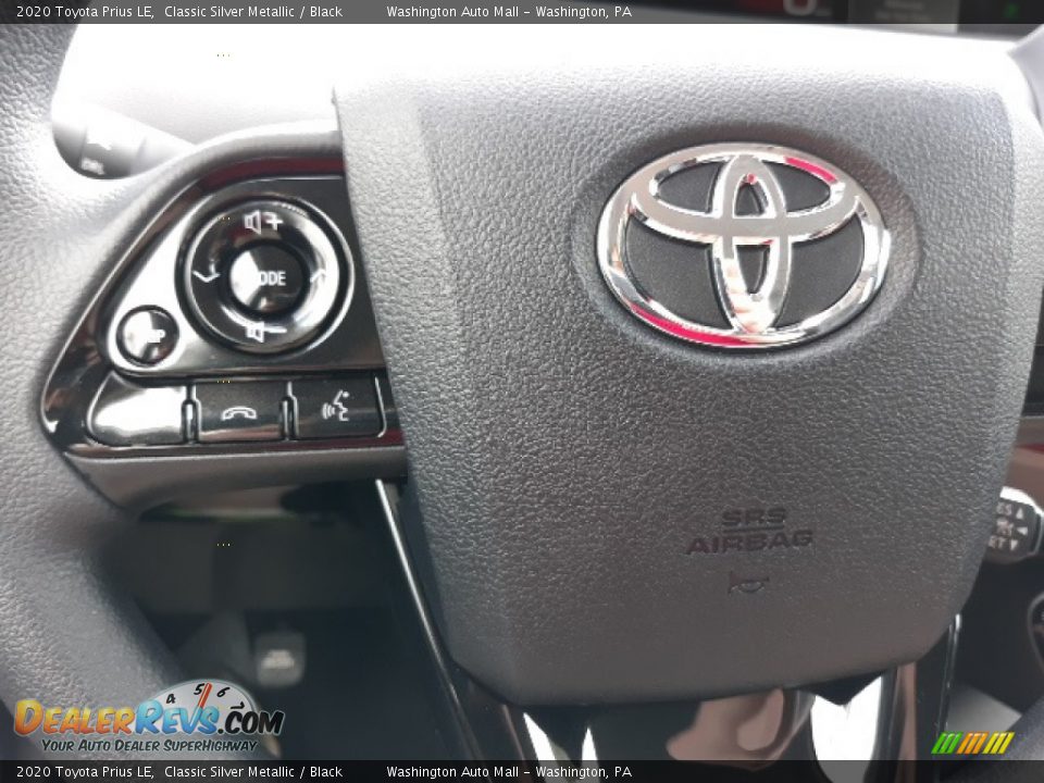 2020 Toyota Prius LE Classic Silver Metallic / Black Photo #6