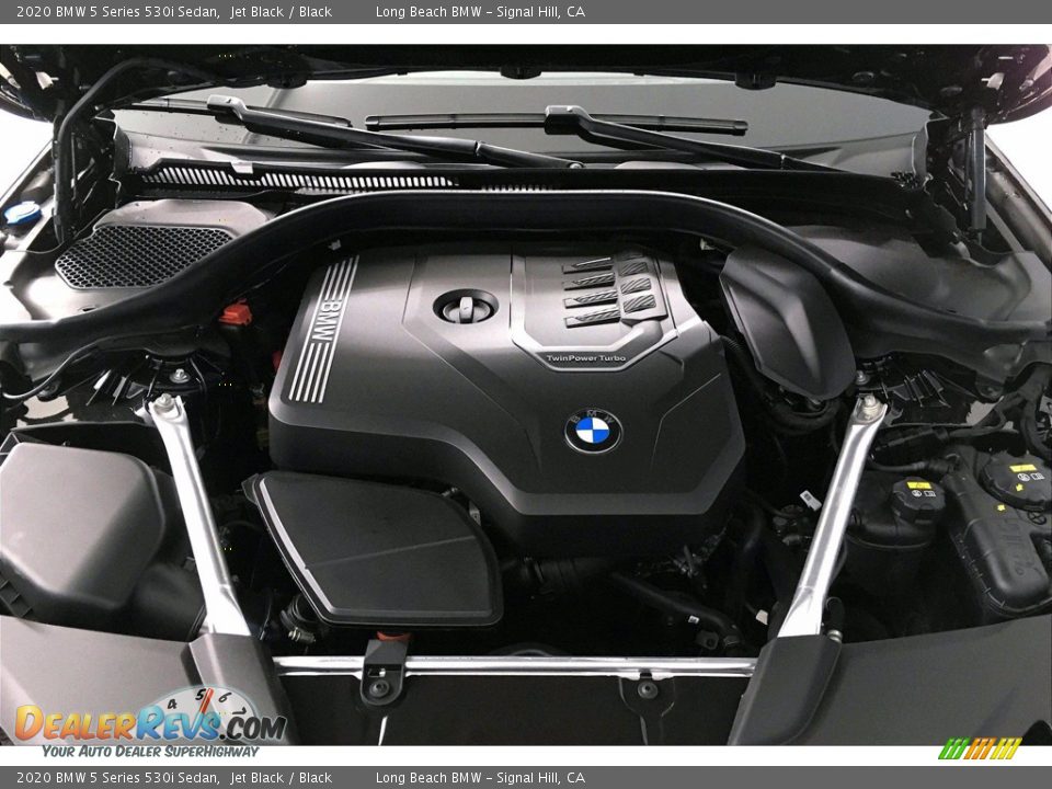 2020 BMW 5 Series 530i Sedan Jet Black / Black Photo #10