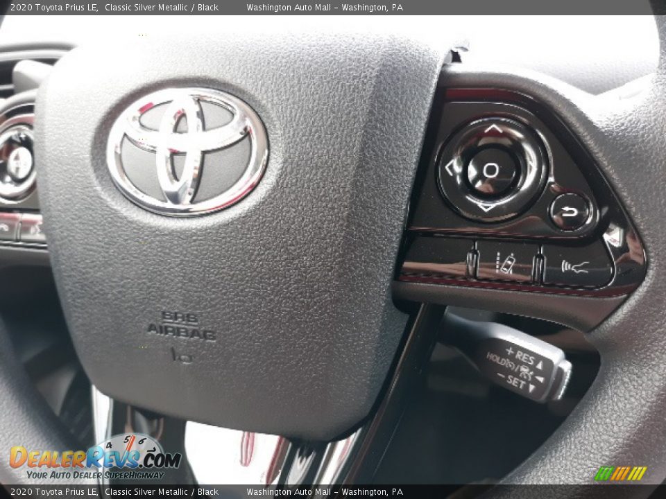 2020 Toyota Prius LE Classic Silver Metallic / Black Photo #7