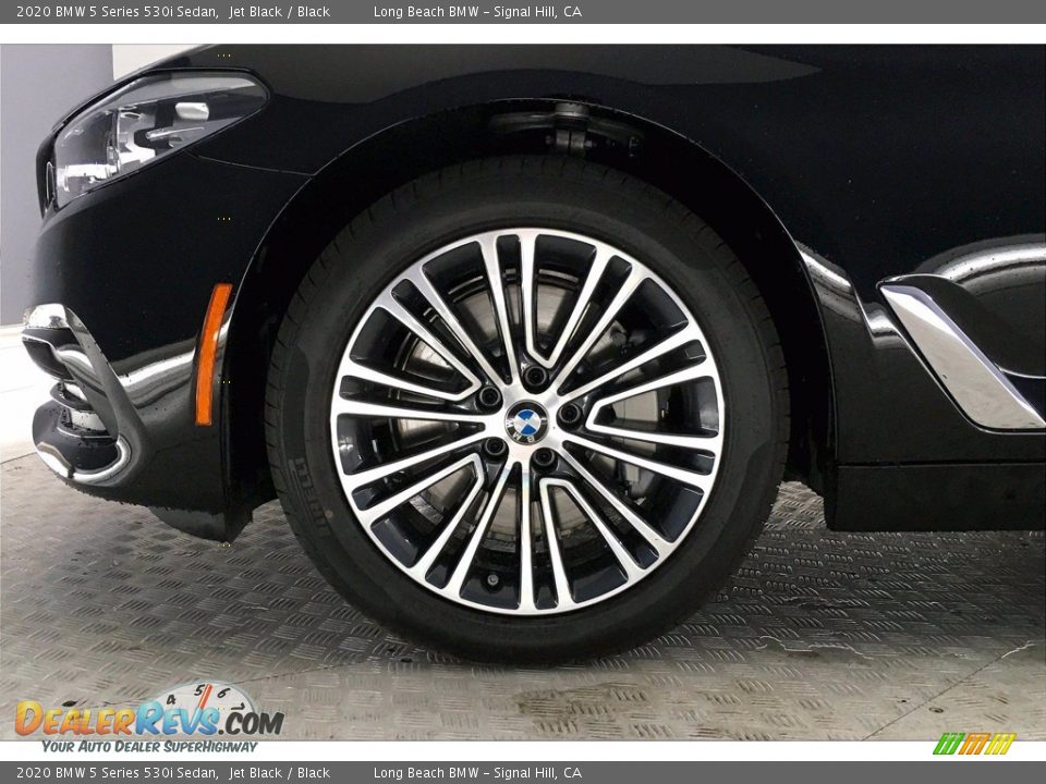 2020 BMW 5 Series 530i Sedan Jet Black / Black Photo #12