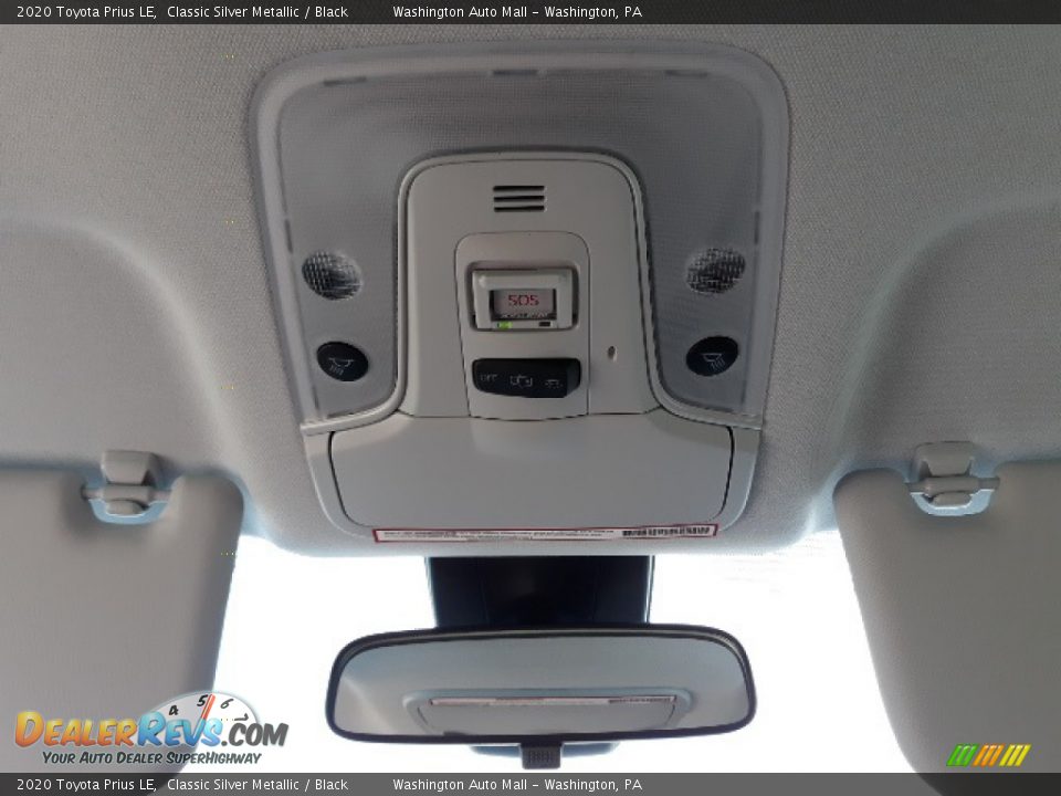 2020 Toyota Prius LE Classic Silver Metallic / Black Photo #17