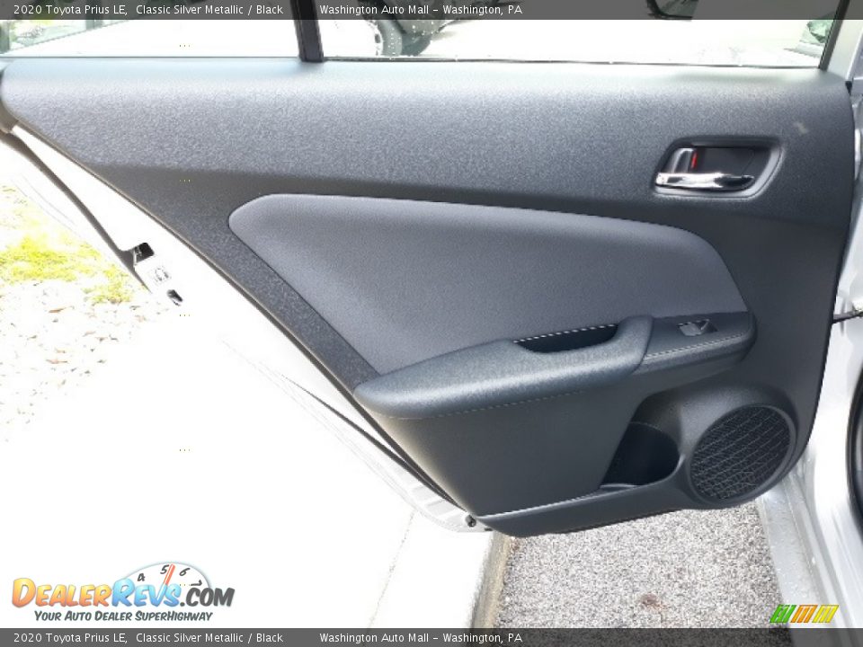 2020 Toyota Prius LE Classic Silver Metallic / Black Photo #26