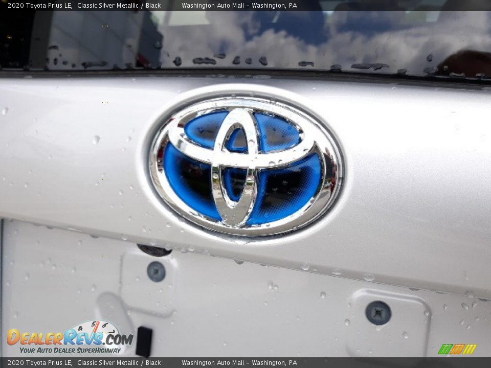 2020 Toyota Prius LE Classic Silver Metallic / Black Photo #34