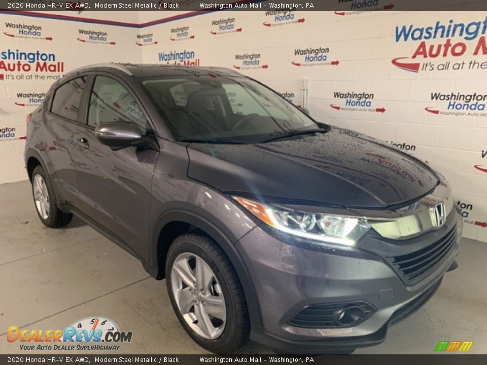 2020 Honda HR-V EX AWD Modern Steel Metallic / Black Photo #2