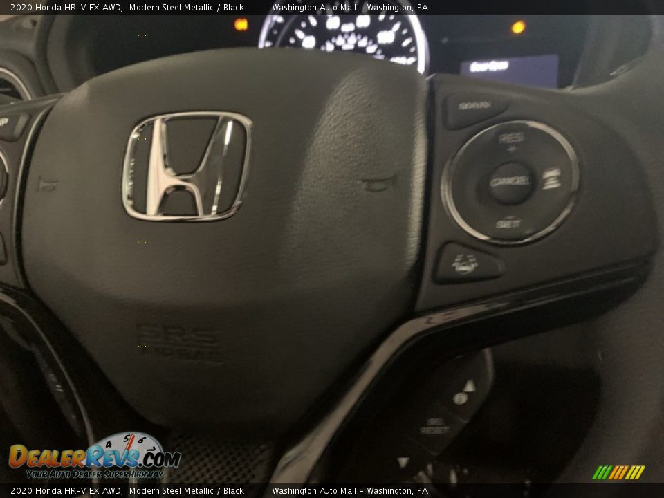 2020 Honda HR-V EX AWD Modern Steel Metallic / Black Photo #7