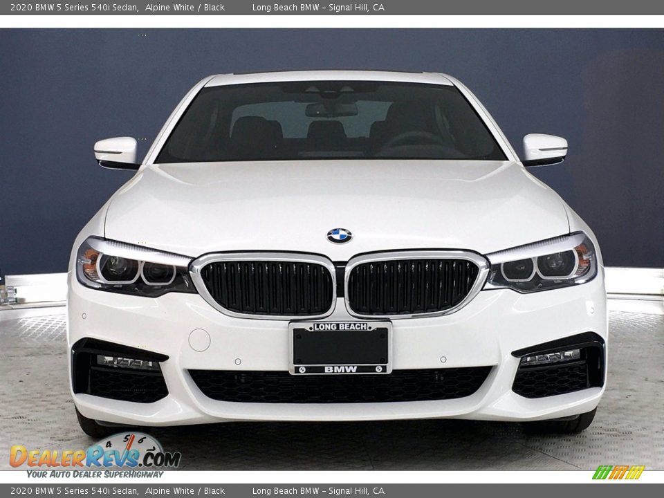 2020 BMW 5 Series 540i Sedan Alpine White / Black Photo #2