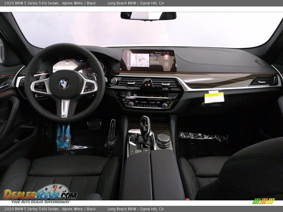 2020 BMW 5 Series 540i Sedan Alpine White / Black Photo #5