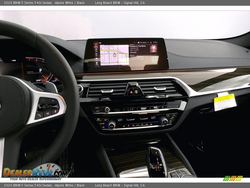 2020 BMW 5 Series 540i Sedan Alpine White / Black Photo #6