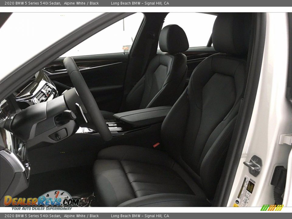 2020 BMW 5 Series 540i Sedan Alpine White / Black Photo #9