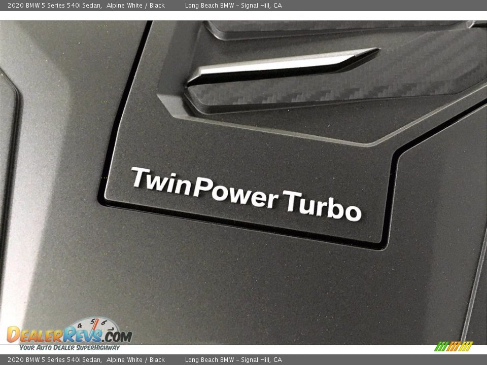 2020 BMW 5 Series 540i Sedan Alpine White / Black Photo #11