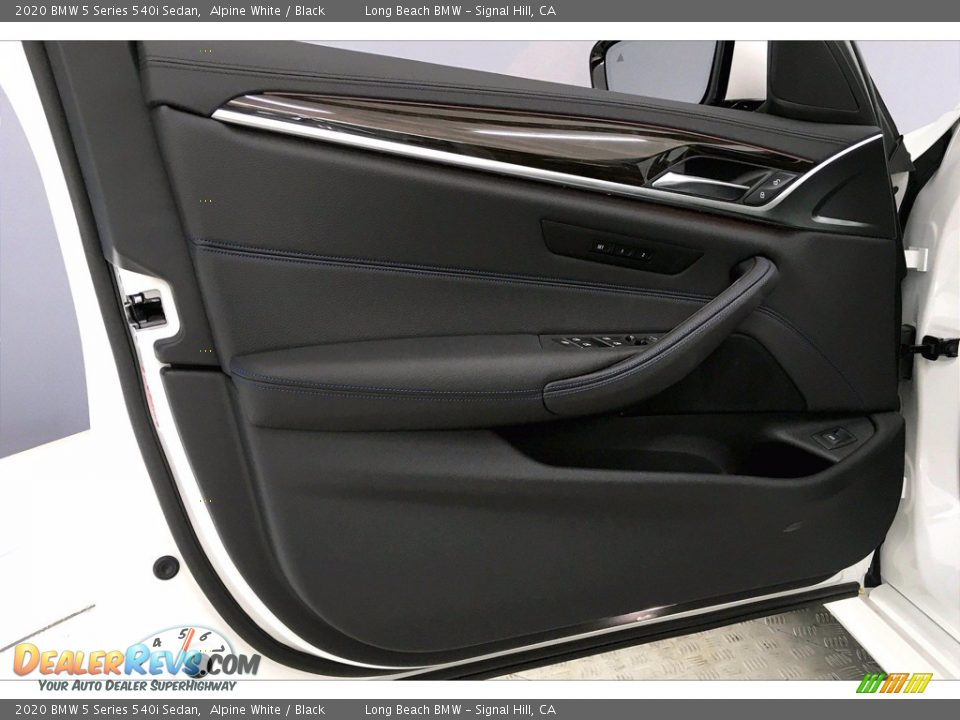 2020 BMW 5 Series 540i Sedan Alpine White / Black Photo #13