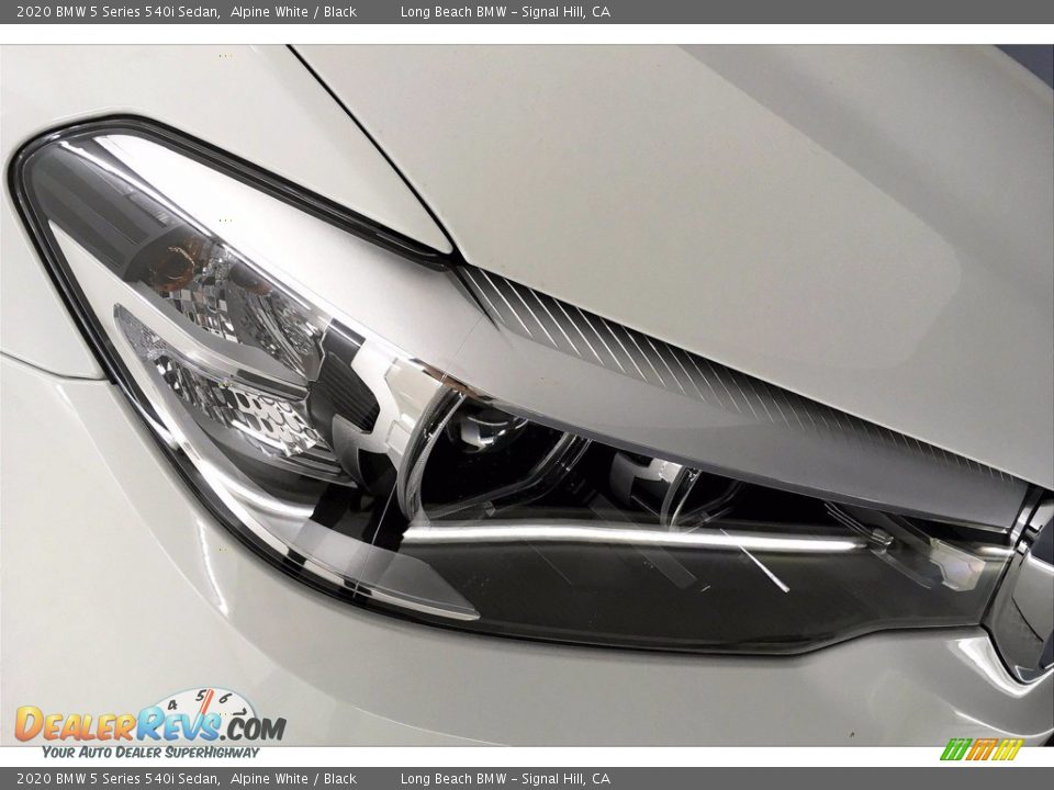 2020 BMW 5 Series 540i Sedan Alpine White / Black Photo #14