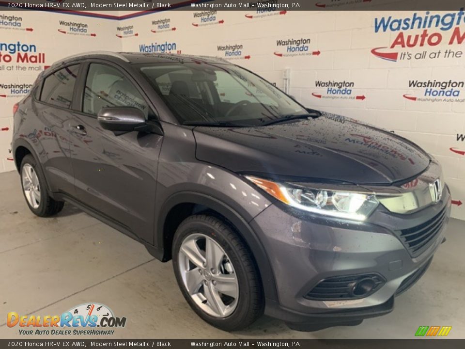 2020 Honda HR-V EX AWD Modern Steel Metallic / Black Photo #30