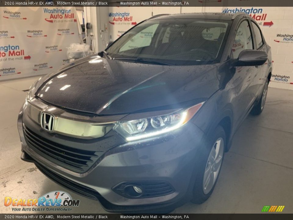 2020 Honda HR-V EX AWD Modern Steel Metallic / Black Photo #35