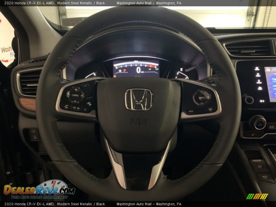 2020 Honda CR-V EX-L AWD Modern Steel Metallic / Black Photo #5