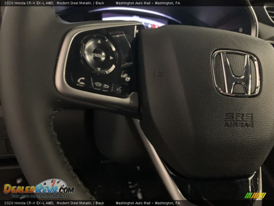 2020 Honda CR-V EX-L AWD Modern Steel Metallic / Black Photo #6
