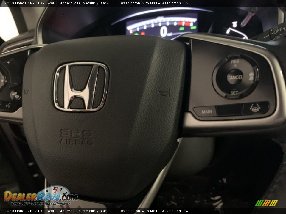 2020 Honda CR-V EX-L AWD Modern Steel Metallic / Black Photo #7