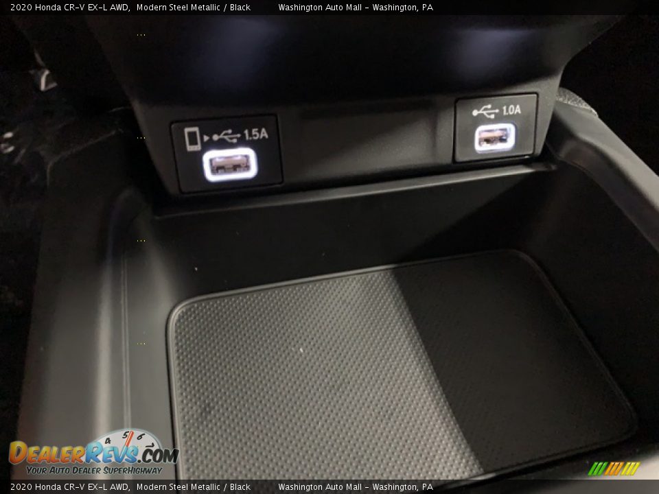 2020 Honda CR-V EX-L AWD Modern Steel Metallic / Black Photo #19