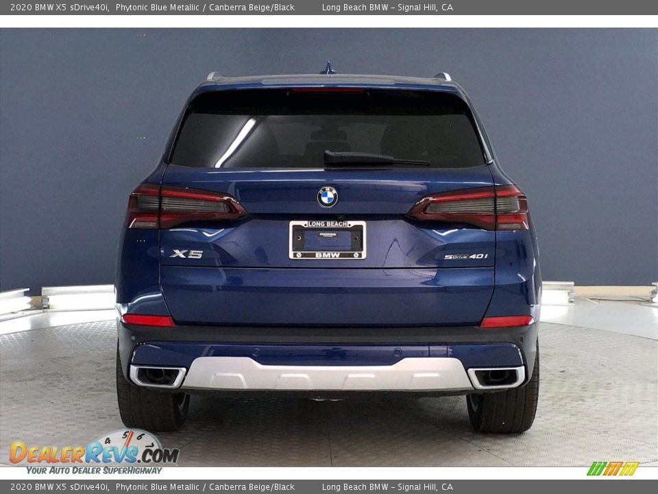 2020 BMW X5 sDrive40i Phytonic Blue Metallic / Canberra Beige/Black Photo #4