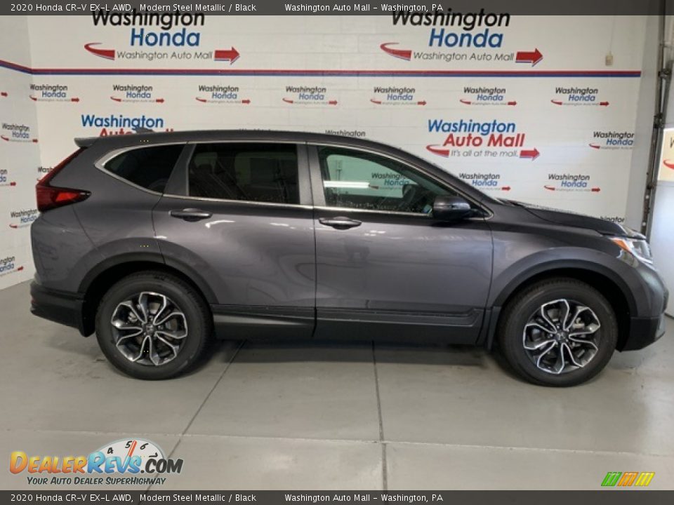 2020 Honda CR-V EX-L AWD Modern Steel Metallic / Black Photo #33