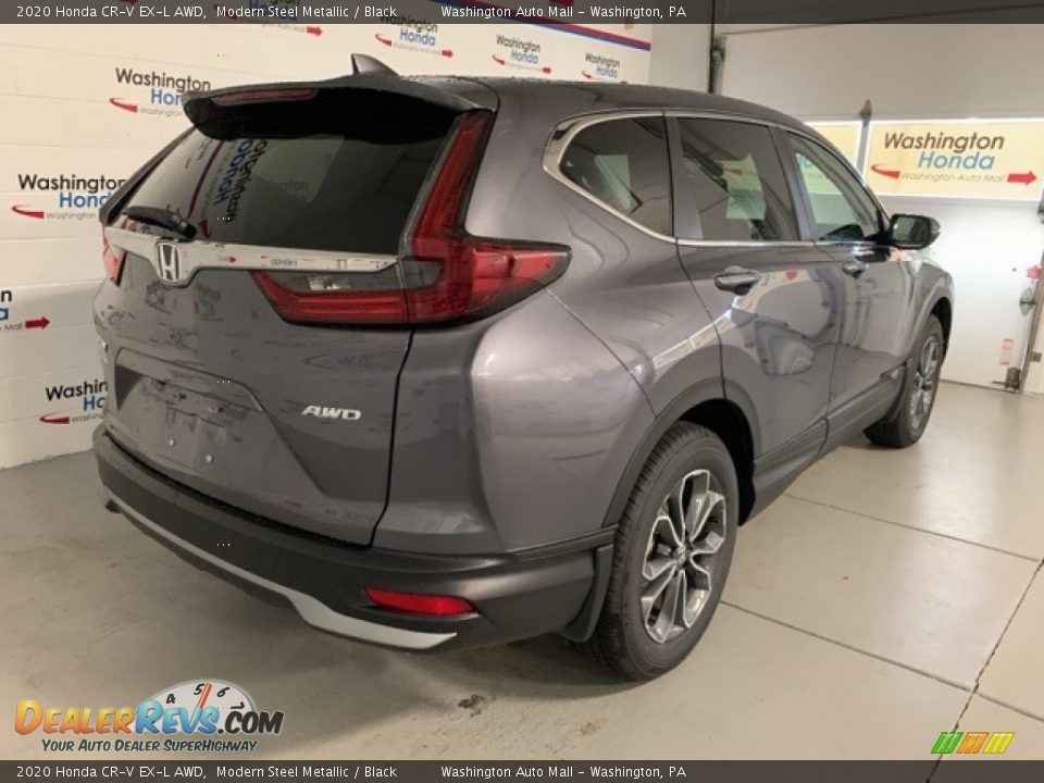 2020 Honda CR-V EX-L AWD Modern Steel Metallic / Black Photo #34